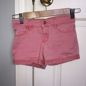 Adorable Light pink jean shorts for kids